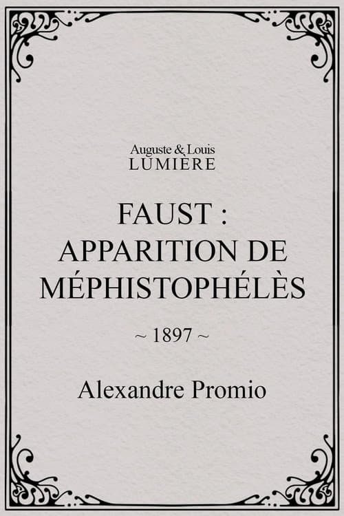 Faust: Appearance of Mephistopheles